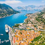 Aerial View Of Kotor Bay, Montenegro