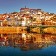 Riverside City Of Coimbra, Portugal.