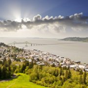 Sweeping views of Astoria, Oregon